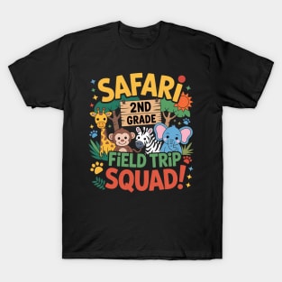 Second Grade Safari Squad Leads With Precision T-Shirt
